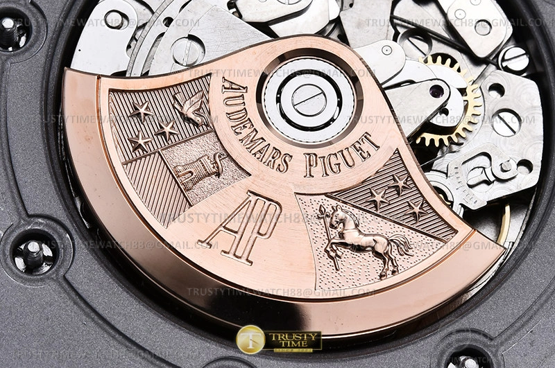 SmoothTexture AP ROO Chronograph CER SS RU Grey Num APF 7750 Mod 2