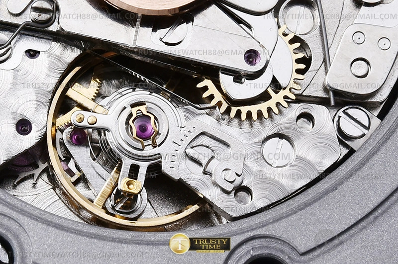 SmoothTexture AP ROO Chronograph CER SS RU Grey Num APF 7750 Mod 2