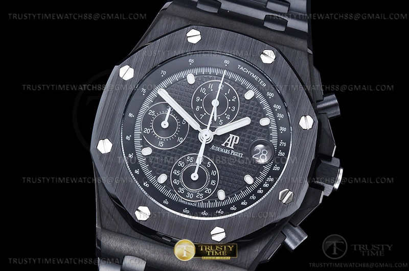 Seasonal AP ROO Chronograph DLC DLC Black Dot APF 7750 Mod 14