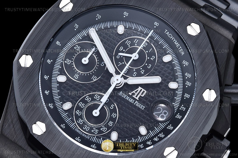 Seasonal AP ROO Chronograph DLC DLC Black Dot APF 7750 Mod 14