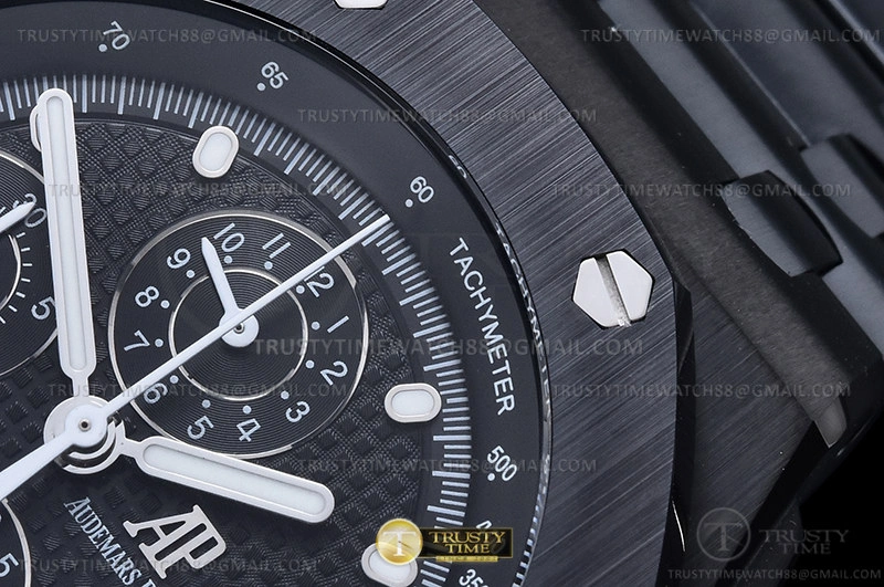 Seasonal AP ROO Chronograph DLC DLC Black Dot APF 7750 Mod 14