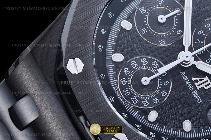Seasonal AP ROO Chronograph DLC DLC Black Dot APF 7750 Mod 14