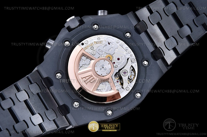 Seasonal AP ROO Chronograph DLC DLC Black Dot APF 7750 Mod 14