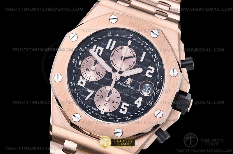 Bold AP ROO Chronograph RG RG Black Num APF A3126 Mod 1