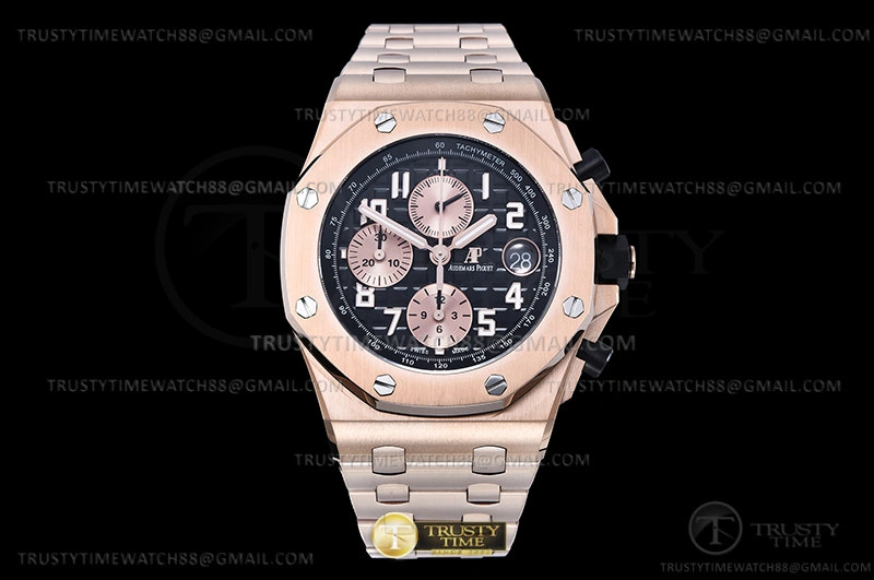 Bold AP ROO Chronograph RG RG Black Num APF A3126 Mod 1