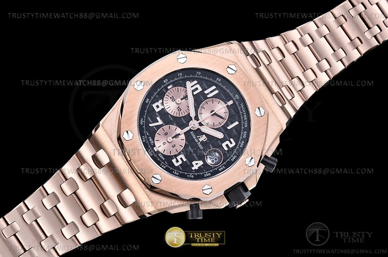 Bold AP ROO Chronograph RG RG Black Num APF A3126 Mod 1