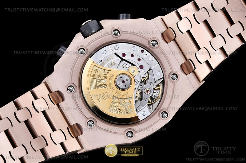 Original AP ROO Chronograph RG RG Blue Dot APF A3126 Mod 4