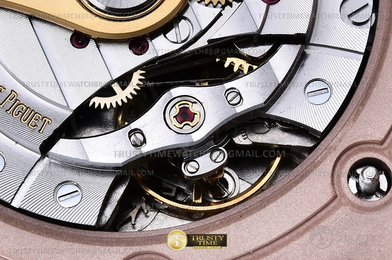 AP ROO Chronograph RG RG Brown Num APF A3126 Mod Upgraded 12
