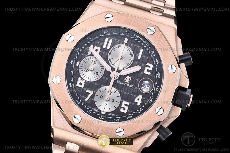 AP ROO Chronograph RG RG Grey Num APF A3126 Mod FastDry 18