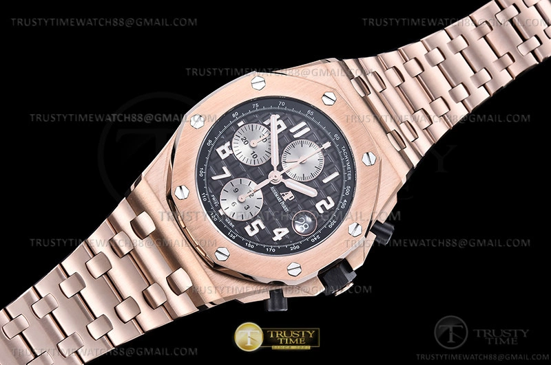 AP ROO Chronograph RG RG Grey Num APF A3126 Mod FastDry 18