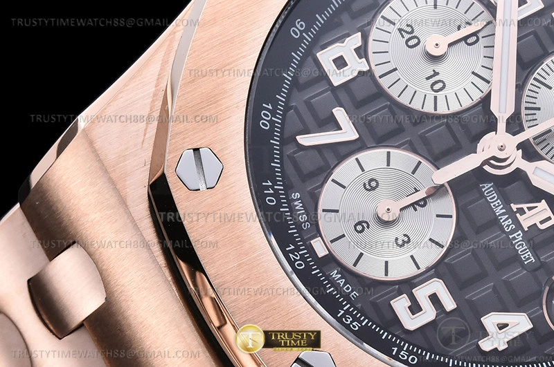 AP ROO Chronograph RG RG Grey Num APF A3126 Mod FastDry 18