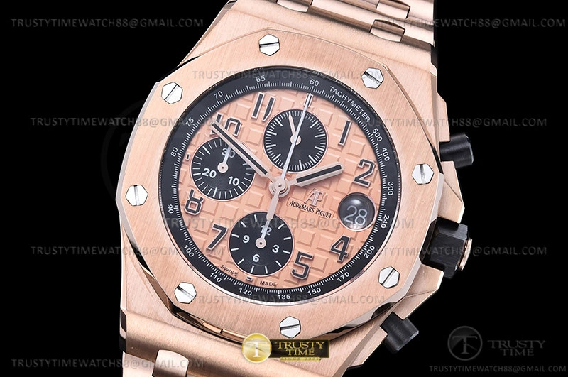 AP ROO Chronograph RG RG RG Num APF A3126 Mod Stylish 8