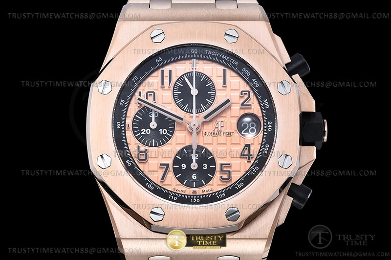 AP ROO Chronograph RG RG RG Num APF A3126 Mod Stylish 8