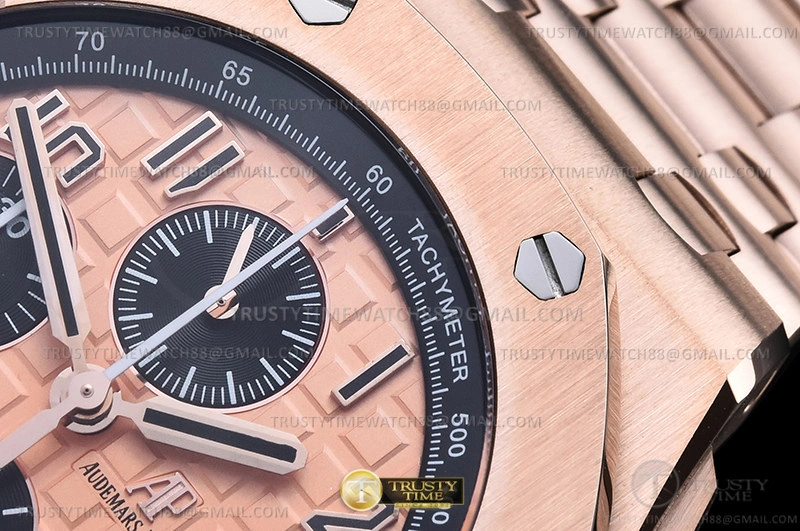 AP ROO Chronograph RG RG RG Num APF A3126 Mod Stylish 8
