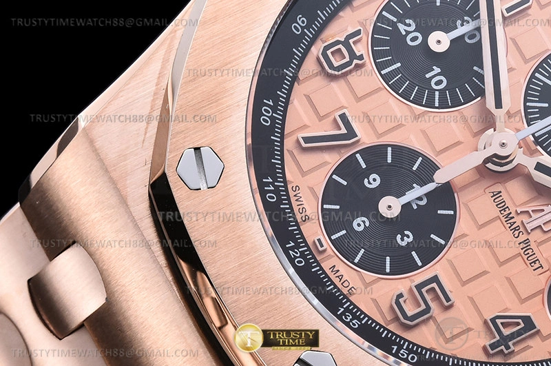 AP ROO Chronograph RG RG RG Num APF A3126 Mod Stylish 8