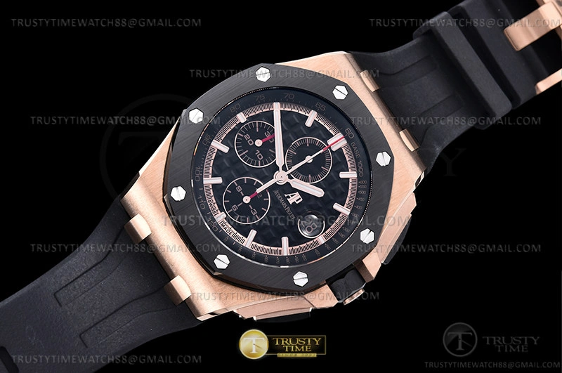 Functional AP0741A – AP ROO Chronograph RG RU Black Blk RSF A3126 Mod 86