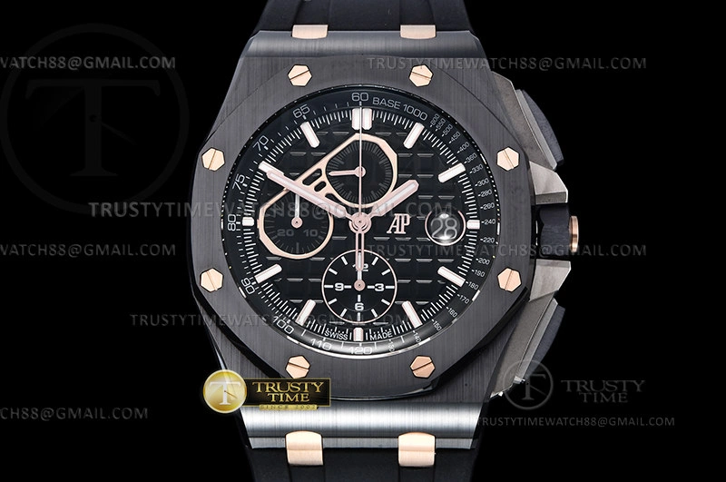 AP0749 – AP ROO Chronograph CER RU Blk Blk RSF A3126 Mod Supportive 90