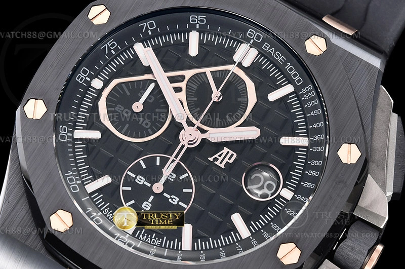 AP0749 – AP ROO Chronograph CER RU Blk Blk RSF A3126 Mod Supportive 90