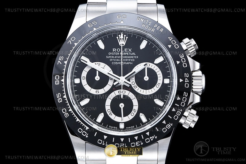 Packable Daytona 116500 SS SS Black Stk V+F DD 604