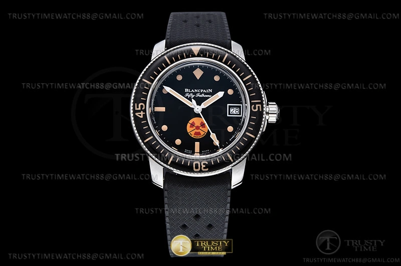 Compact Fifty Fathoms Date SS RU Black GSF A 120