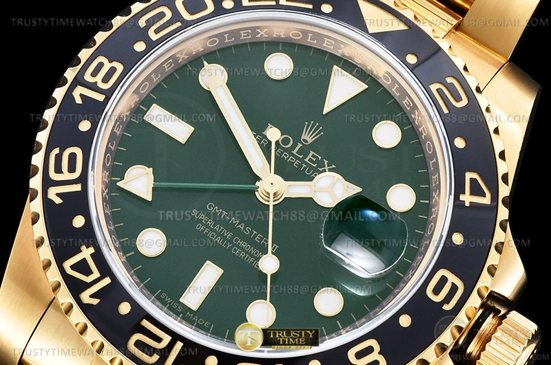 GMT II 116718LN 904 Wrp YG YG Grn KF VR3186 CHS Comfortable 607