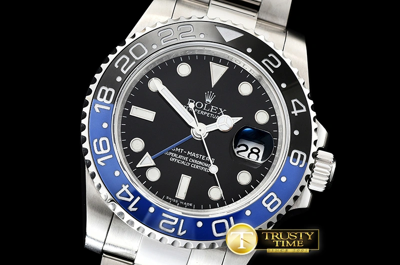 Bright GMT Master II 116710BLNR SS SS Black KSF 627