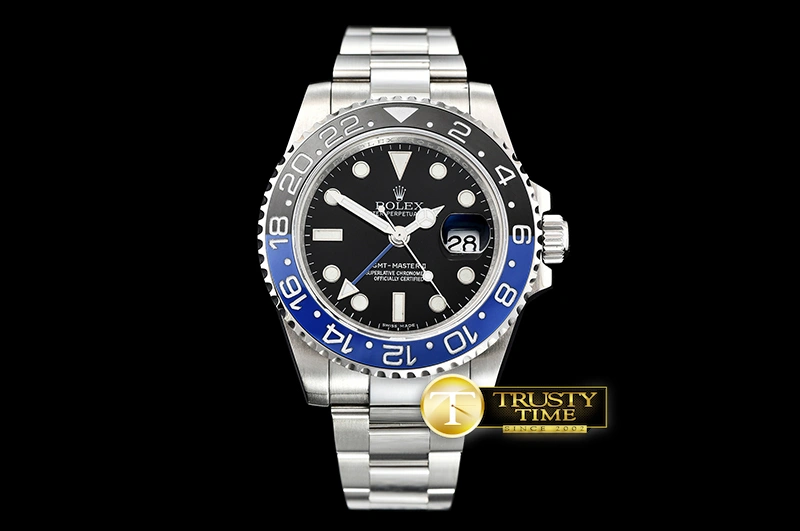 Bright GMT Master II 116710BLNR SS SS Black KSF 627
