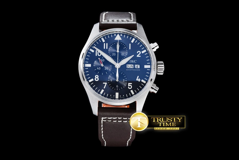 WrinkleFree IWC0320 – 3777 Pilot Chrono SS LE Blue “Le Petit” V2 ZF A 210