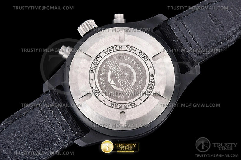 SportInspired IWC0503 – Pilot Chrono IW389101 Top Gun SS LE Black AZF A 274