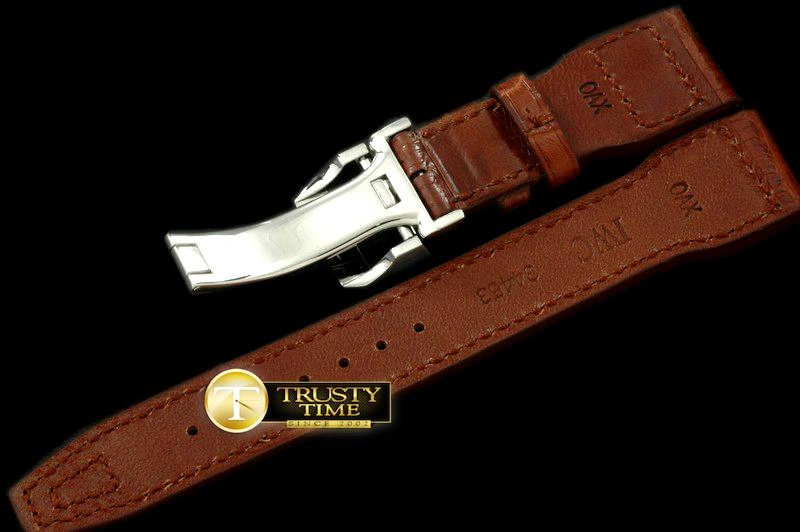 IWCSTP002C – Leather Strap Walnut for Big Pilot and Top Gun WrinkleFree 277