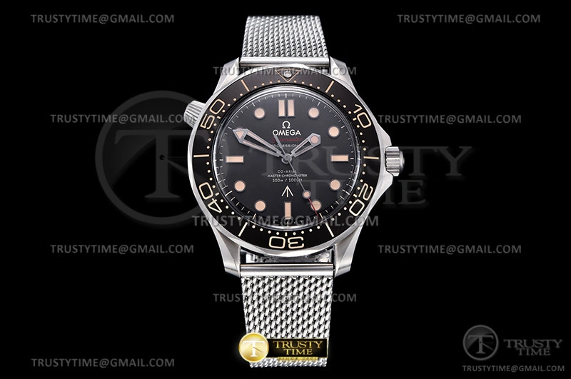 OMG0721 – Seamaster 300m No Time To Die 007 TI SS ORF A SmoothTexture 395