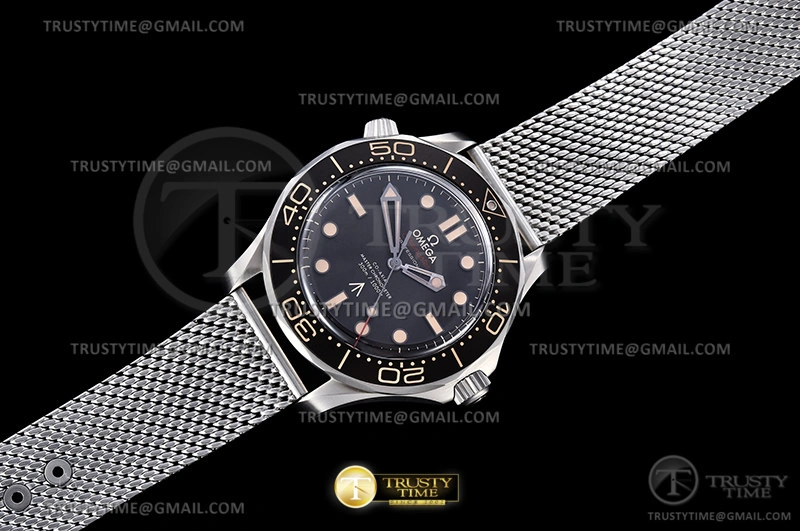 OMG0721 – Seamaster 300m No Time To Die 007 TI SS ORF A SmoothTexture 395