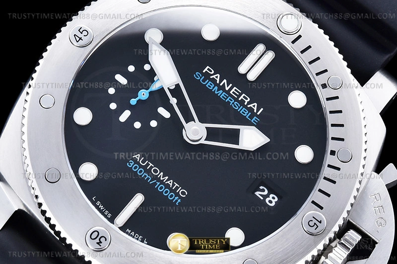 Modern PAM 1229 Submersible Quaranta 44mm SS RU Blk VSF P 397