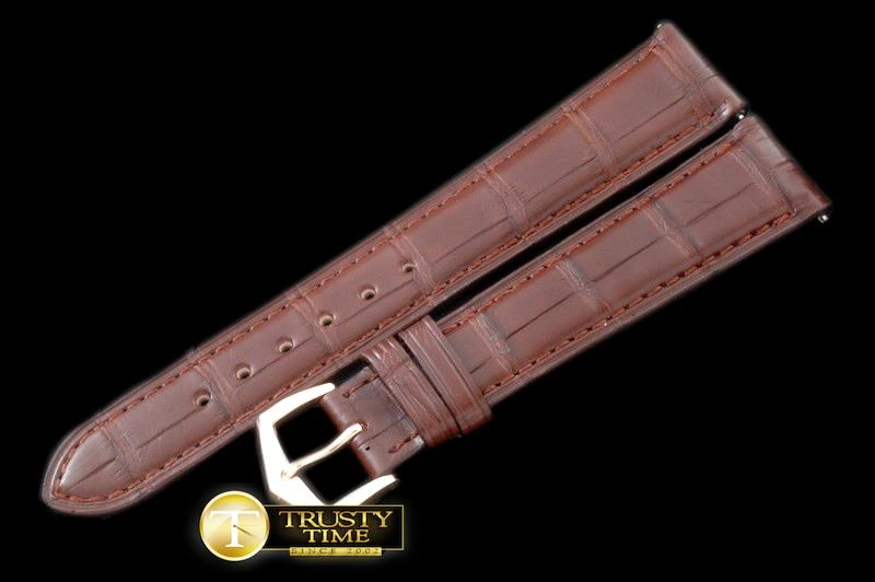 PPACC004B – Brown Croc Strap RG 20 16  Insignia Buckle Vibrant 520