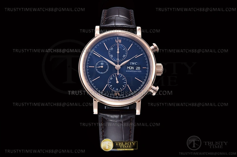 RelaxedFit Portofino Chrono IW3910 RG LE Blue RG Stk TWF A 279