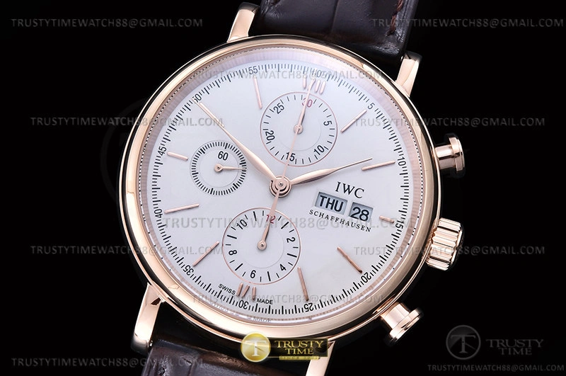 Durable Portofino Chrono IW3910 RG LE Wht RG Stk TWF A 282