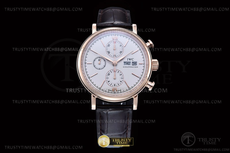 Durable Portofino Chrono IW3910 RG LE Wht RG Stk TWF A 282