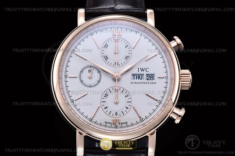 Durable Portofino Chrono IW3910 RG LE Wht RG Stk TWF A 282