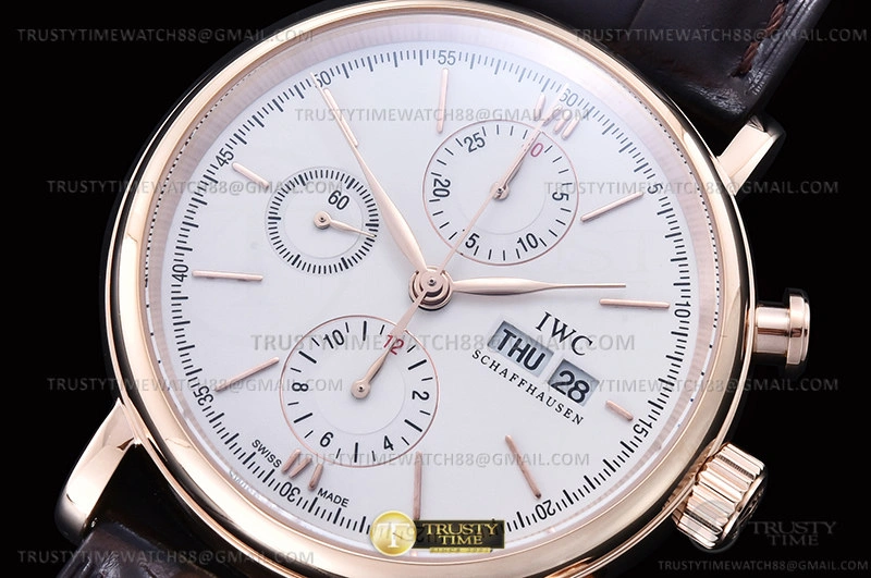 Durable Portofino Chrono IW3910 RG LE Wht RG Stk TWF A 282