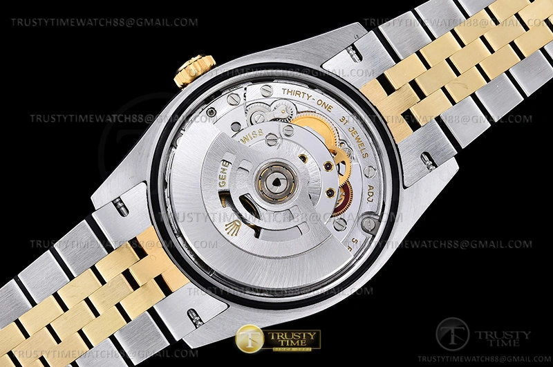 RDJ0450A – DJ 36mm Jub Flt 904L YG SS P-Gold Stk VSF VS Comfortable 764
