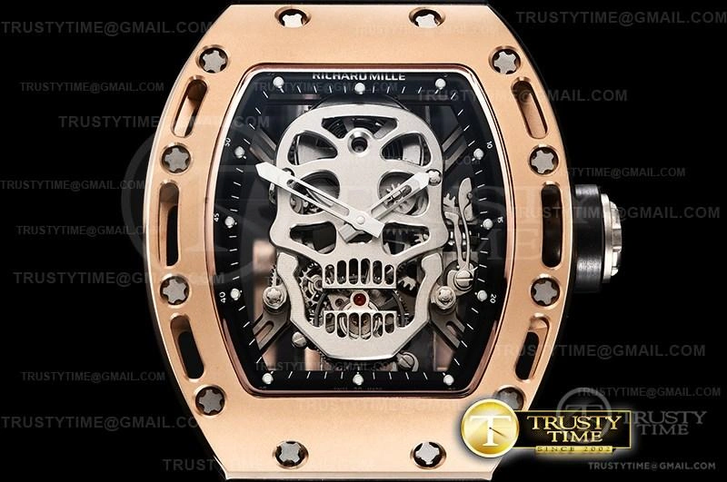 Attractive RM0174 – RM052 Tourbillon Skull 539