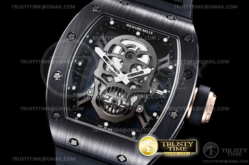 RM188A – RM052 Skull Tourbillon Fashionable 594