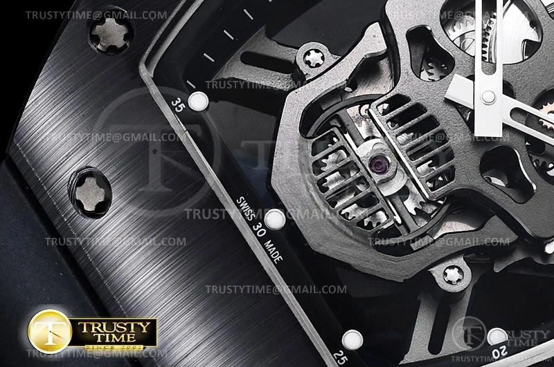 RM188A – RM052 Skull Tourbillon Fashionable 594