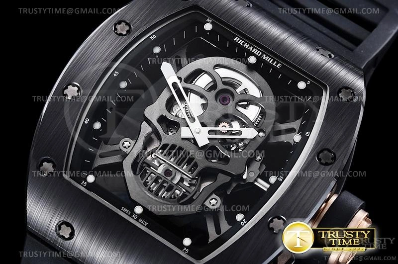 RM188A – RM052 Skull Tourbillon Fashionable 594