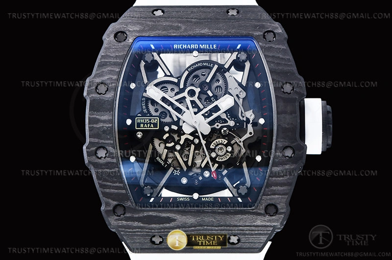 RM35-02 Rafael Nadal Blk Wht FC VRU ZF V5 Miyota Mod ModernLook 598