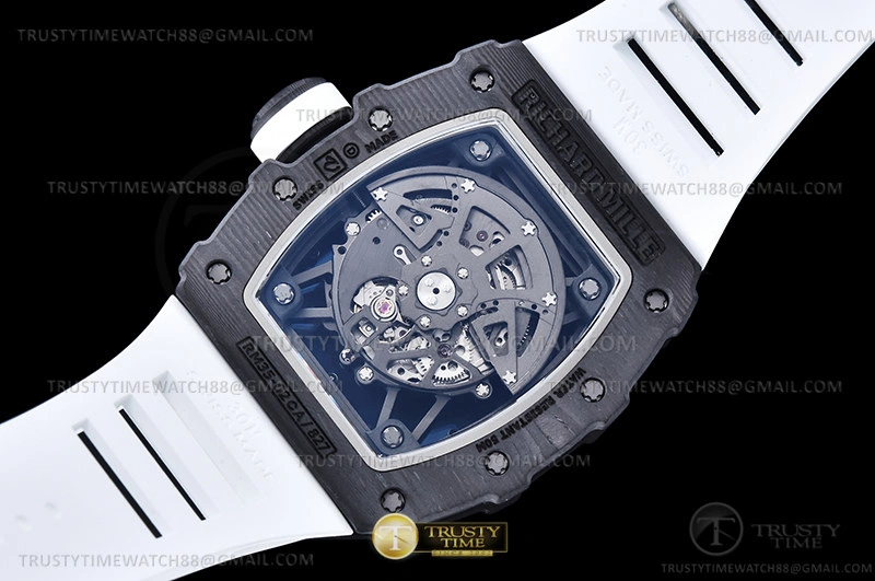 RM35-02 Rafael Nadal Blk Wht FC VRU ZF V5 Miyota Mod ModernLook 598