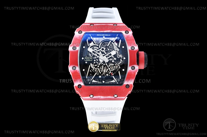 Supportive RM35-02 Rafael Nadal Red Wht FC VRU ZF V5 Miyota Mod 597