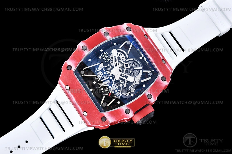 Supportive RM35-02 Rafael Nadal Red Wht FC VRU ZF V5 Miyota Mod 597
