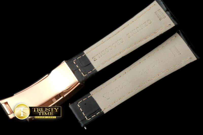 Fashionable ROLACC019E – Black Croc Strap RG 20 16  New Insignia Deployant 835