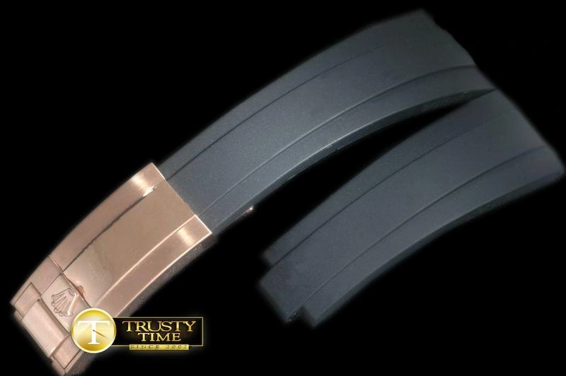 Affordable ROLACC020A – Black Rubber Strap 20 16 with RG Insignia Clasp 836